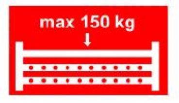 Klebeschild 150KG 65.97801-2111