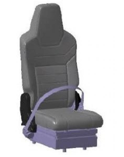 Sitzschonbezug Premium Leder Mittelsitz mit Klappfunktion