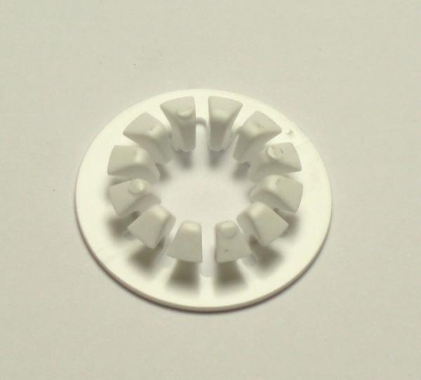 Rosette weiß oder schwarz