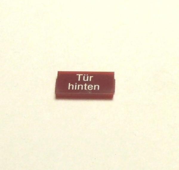 Linse "TüR HINTEN"